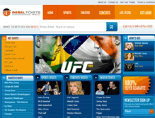 Tablet Screenshot of myrebeltickets.com